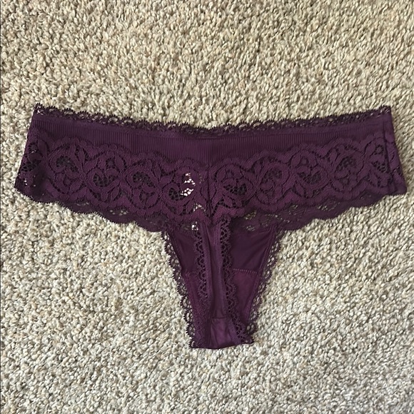 Victoria's Secret Purple Lace Panties - Picture 2 of 3